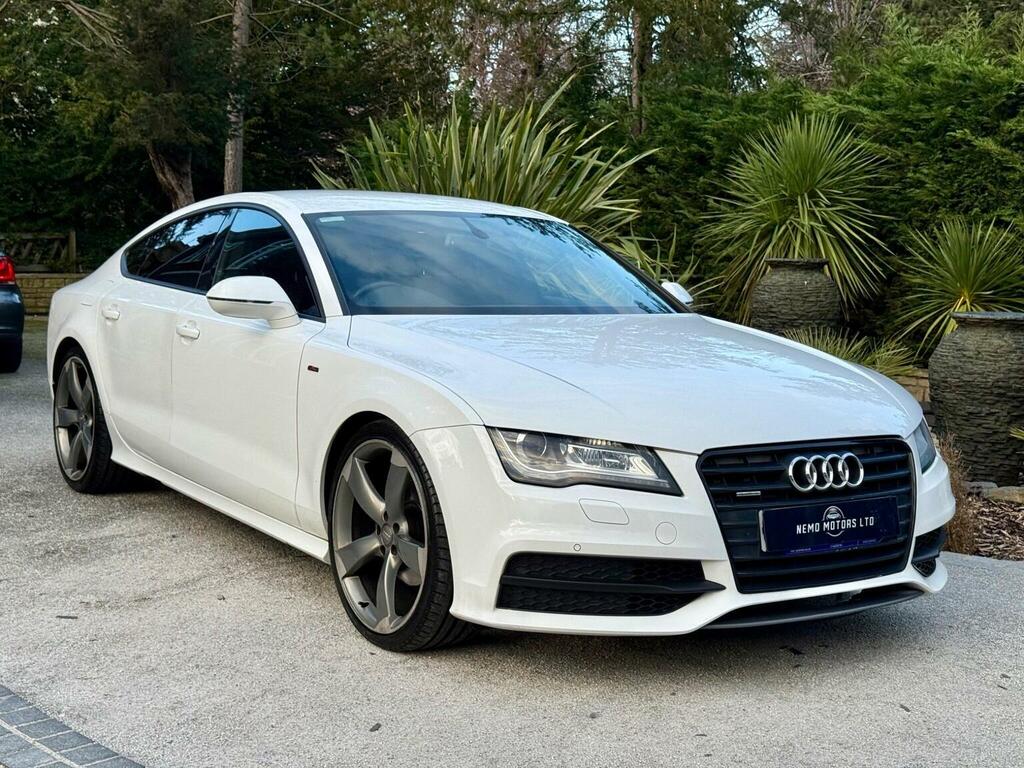 Audi A7 3.0 Tdi V6 Black Edition Sportback S Tronic Quattr MF13DDO White #4