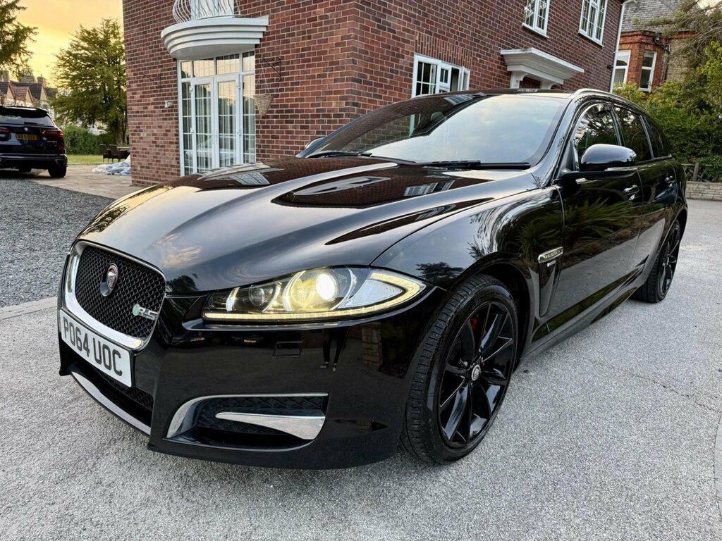 Jaguar XF 3.0D V6 R-sport Sportbrake Euro 5 Ss PO64UOC Black #3