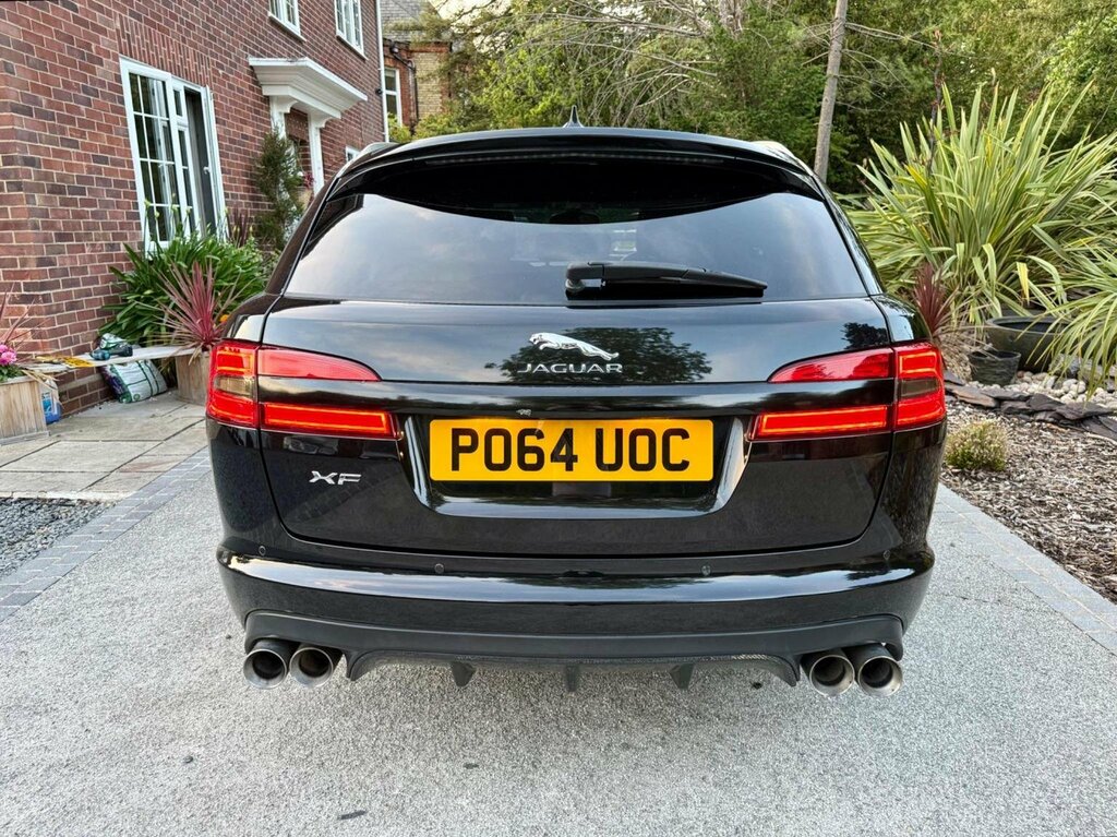 Jaguar XF 3.0D V6 R-sport Sportbrake Euro 5 Ss PO64UOC Black #6