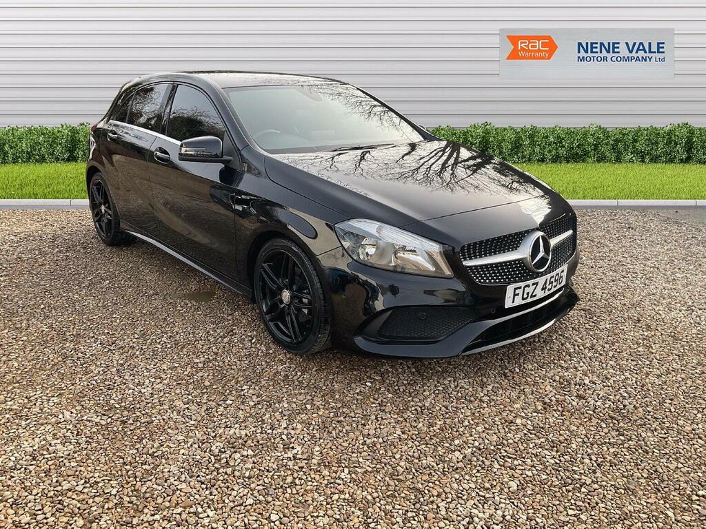 Mercedes-Benz A Class Hatchback 1.6 A180 Amg Line Executive Euro 6 S Black