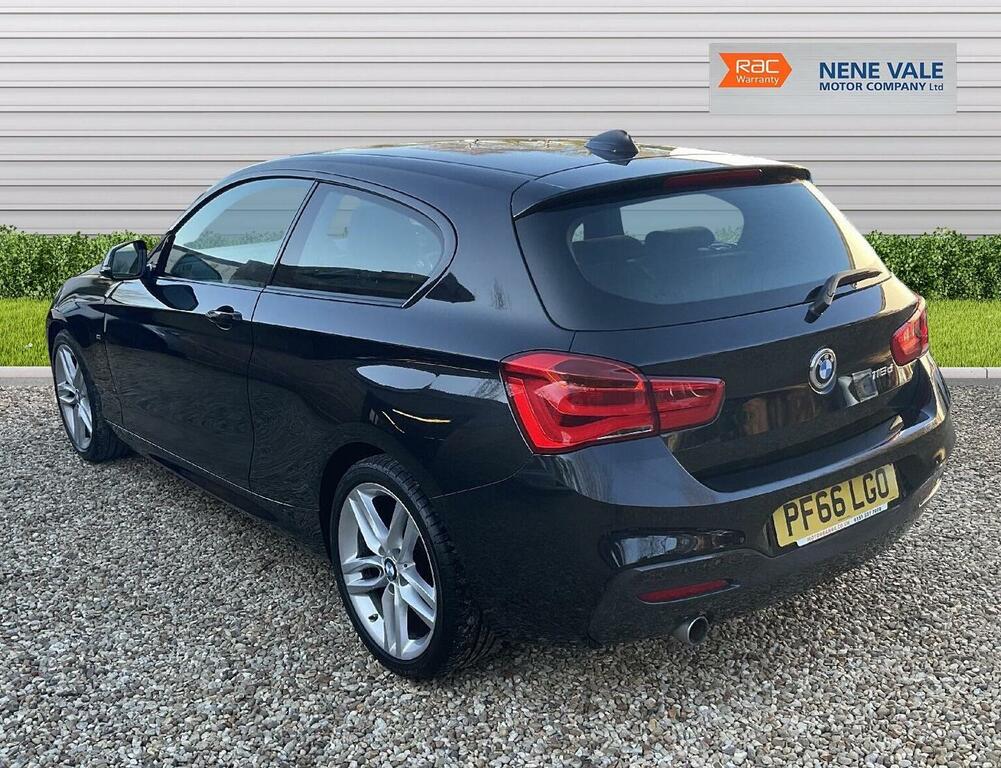 BMW 1 Series Hatchback 1.5 116D M Sport Euro 6 Ss 2016 PF66LGO Black #5