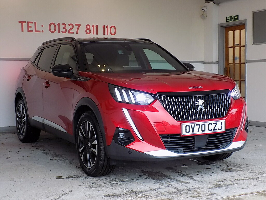 Peugeot 2008 Puretech Gt Line OV70CZJ Red #3
