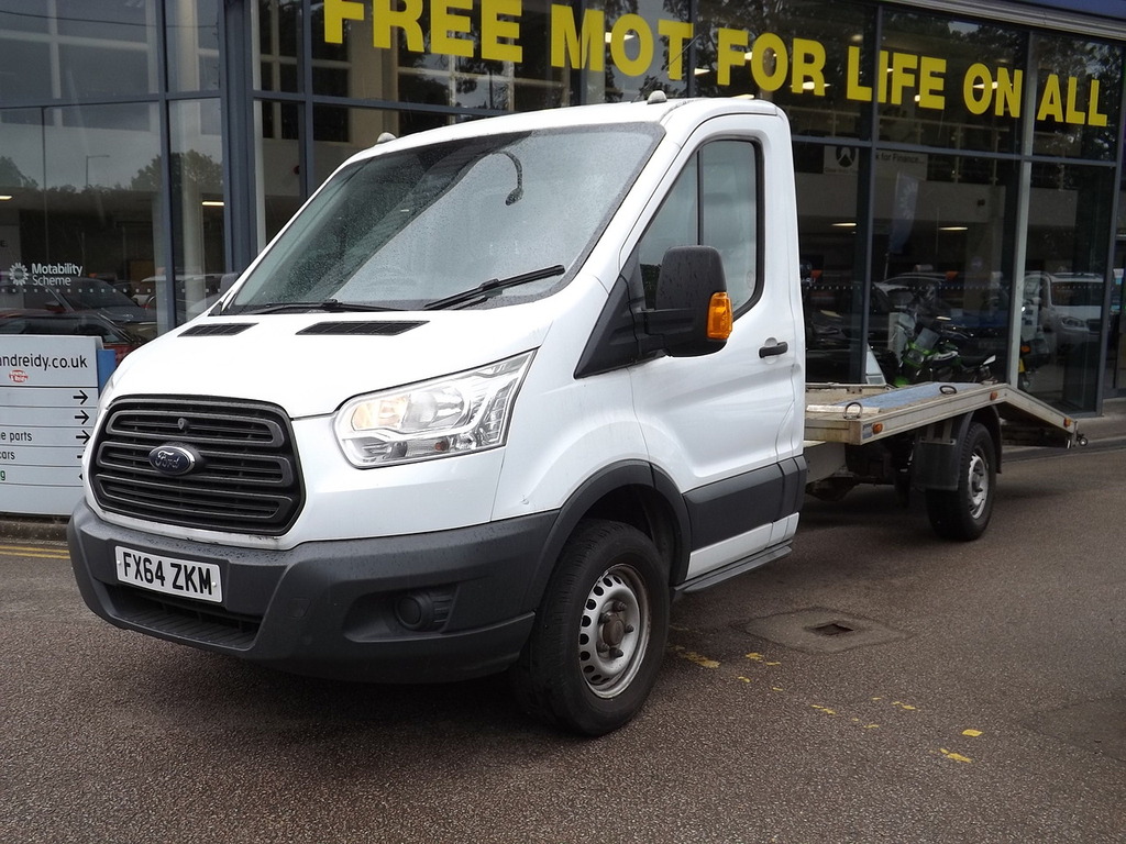 Ford Transit Custom Vehicle Transporter White