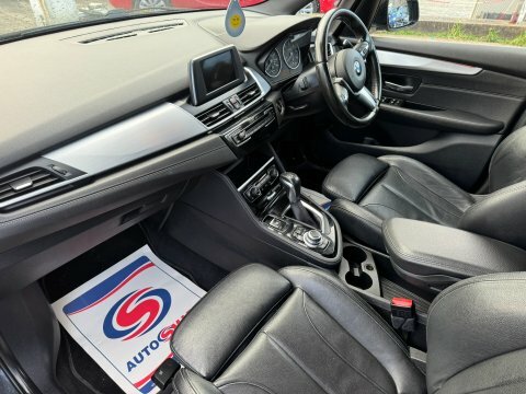BMW 2 Series Active Tourer 218D M Sport YY66JXP Black #6