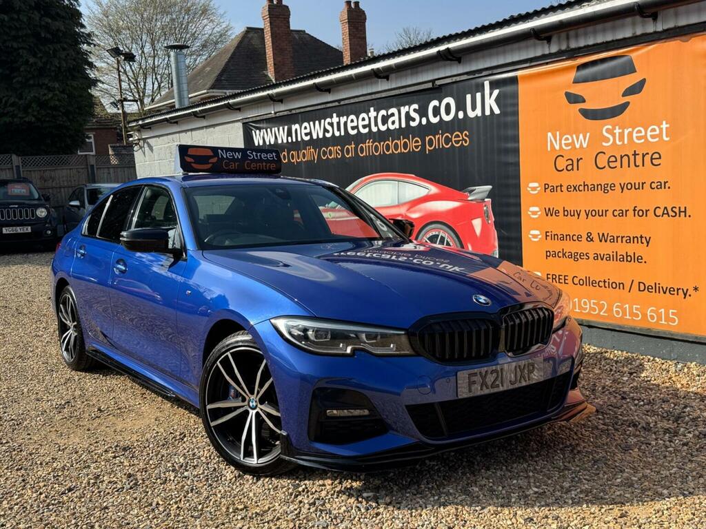 BMW 3 Series Saloon 2.0 330E 12Kwh M Sport Xdrive Euro 6 FX21JXP Blue #3