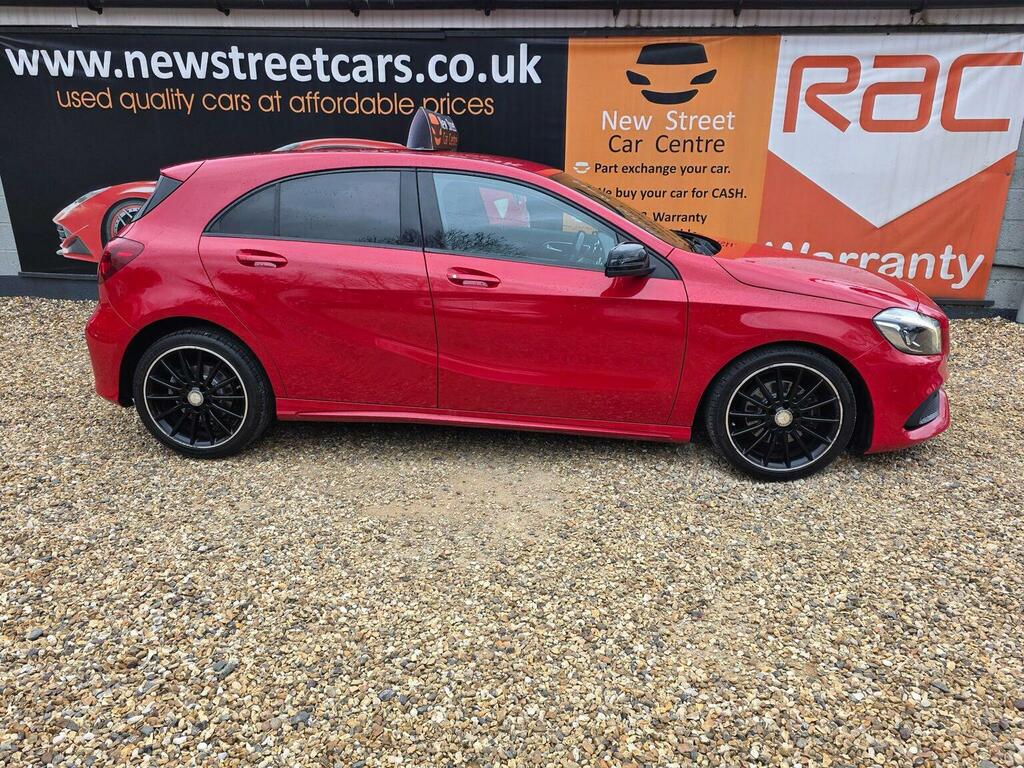 Mercedes-Benz A Class Hatchback 1.5 A180d Amg Line Premium Euro 6 Ss DF66ZWV Red #5