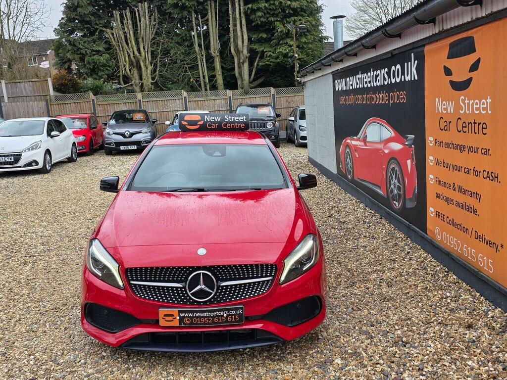 Mercedes-Benz A Class Hatchback 1.5 A180d Amg Line Premium Euro 6 Ss DF66ZWV Red #3