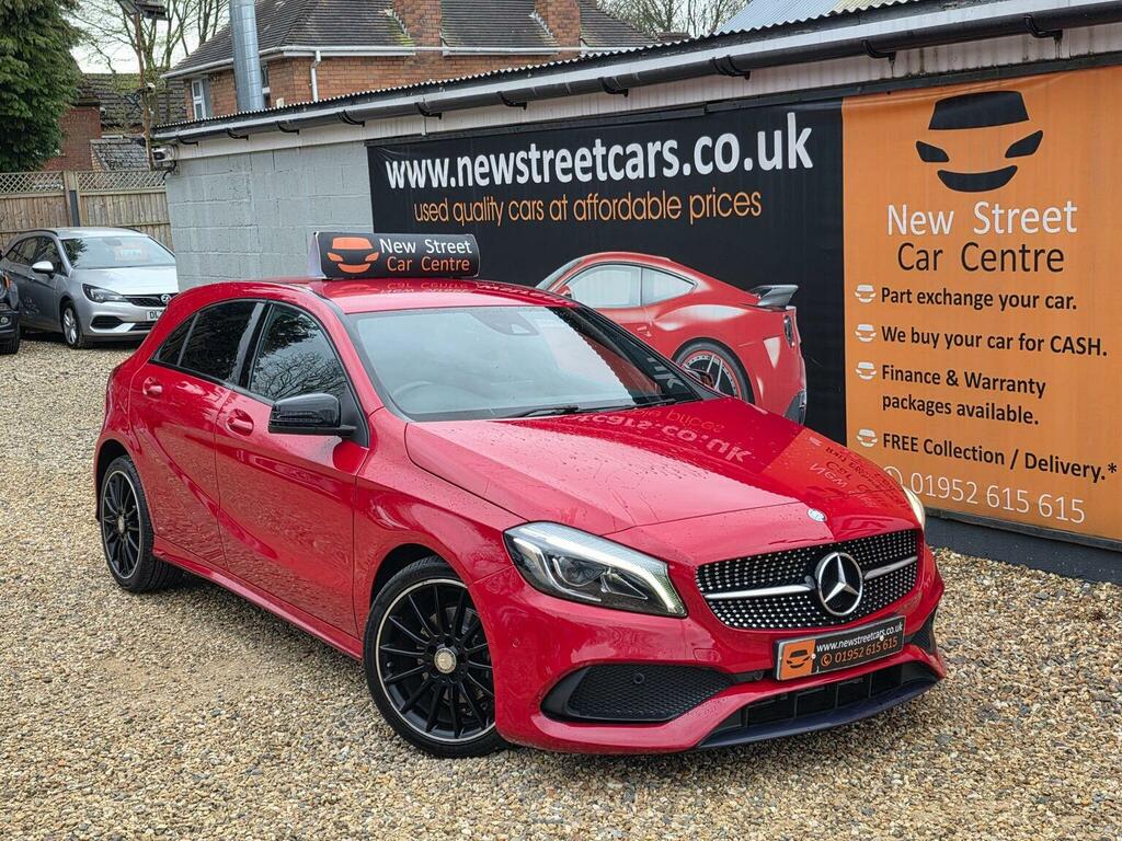 Mercedes-Benz A Class Hatchback 1.5 A180d Amg Line Premium Euro 6 Ss Red