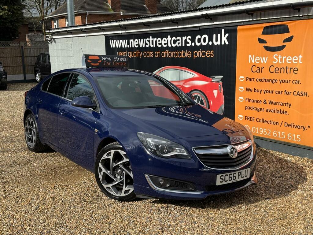 Vauxhall Insignia Hatchback 2.0 Cdti Ecoflex Sri VX Line Euro 6 Ss Blue