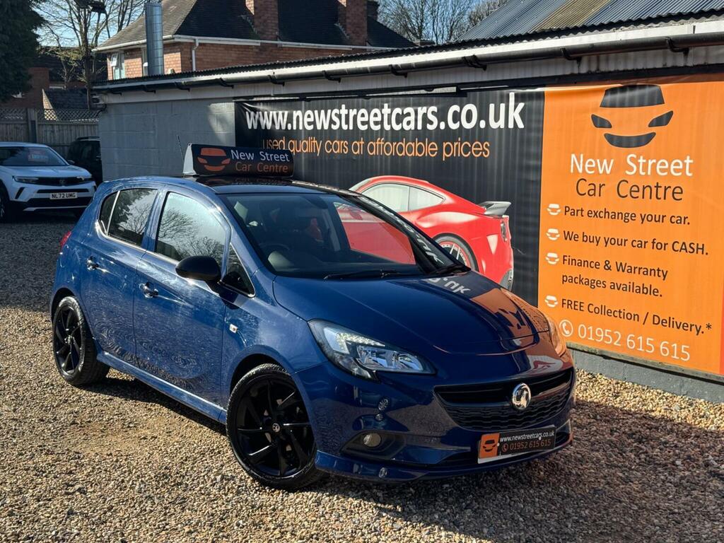 Vauxhall Corsa Hatchback 1.4I Ecotec Sri VX Line Nav Black Euro 6 Blue