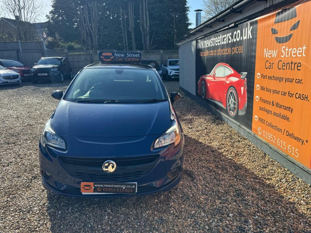 Vauxhall Corsa Hatchback 1.4I Ecotec Sri VX Line Nav Black Euro 6 SG19OBW Blue #3