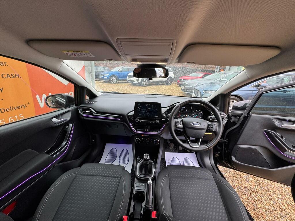Ford Fiesta Hatchback 1.1 Ti-vct Zetec Euro 6 Ss 2019 SF68WTU Black #2