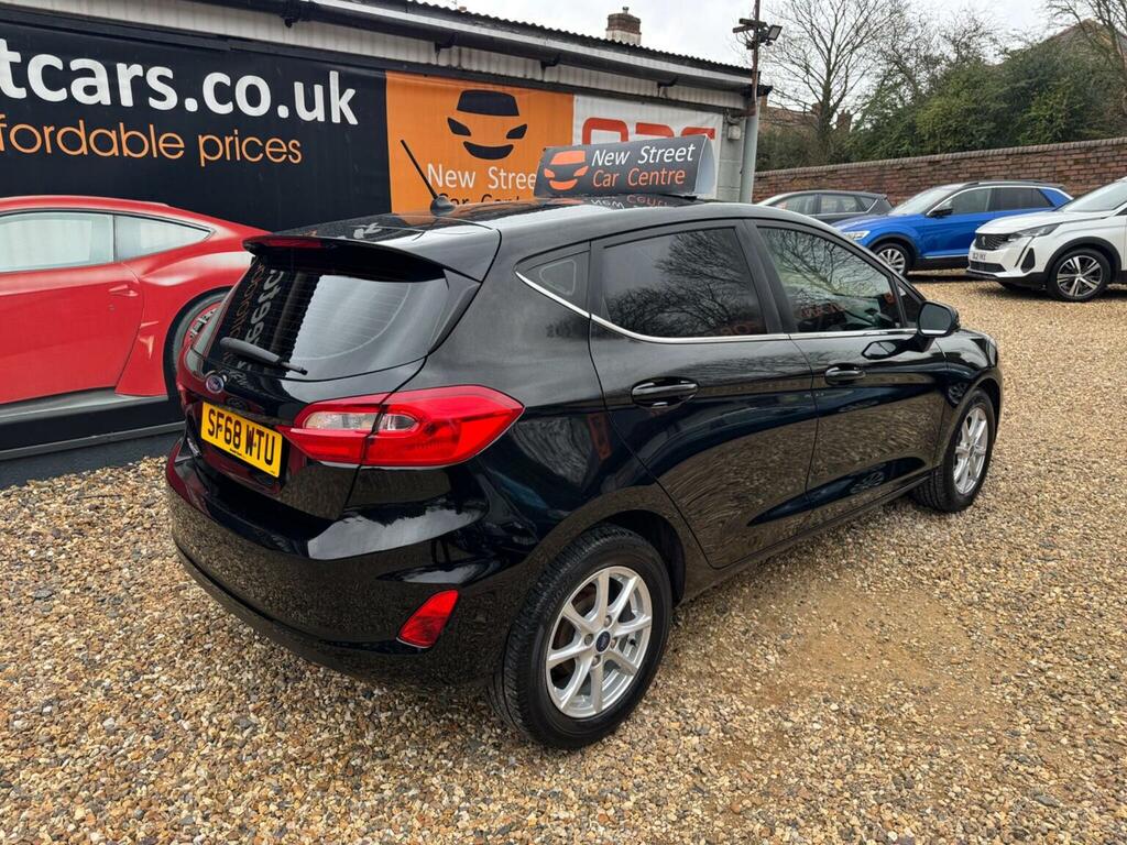 Ford Fiesta Hatchback 1.1 Ti-vct Zetec Euro 6 Ss 2019 SF68WTU Black #6