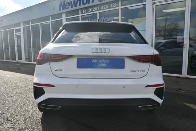 Audi A3 1.0 Tfsi 30 S Line Sportback Eur YM22ONA White #6