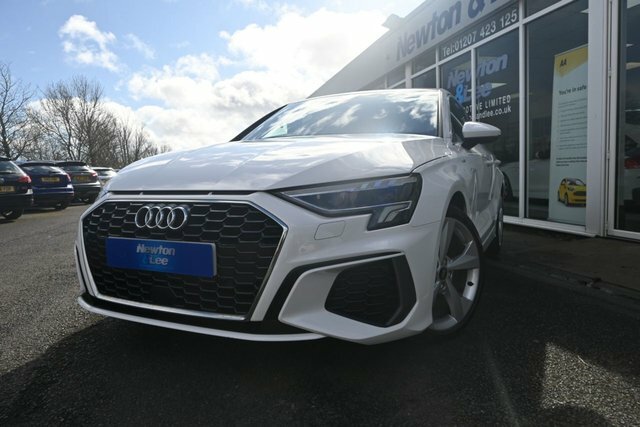 Audi A3 1.0 Tfsi 30 S Line Sportback Eur YM22ONA White #3