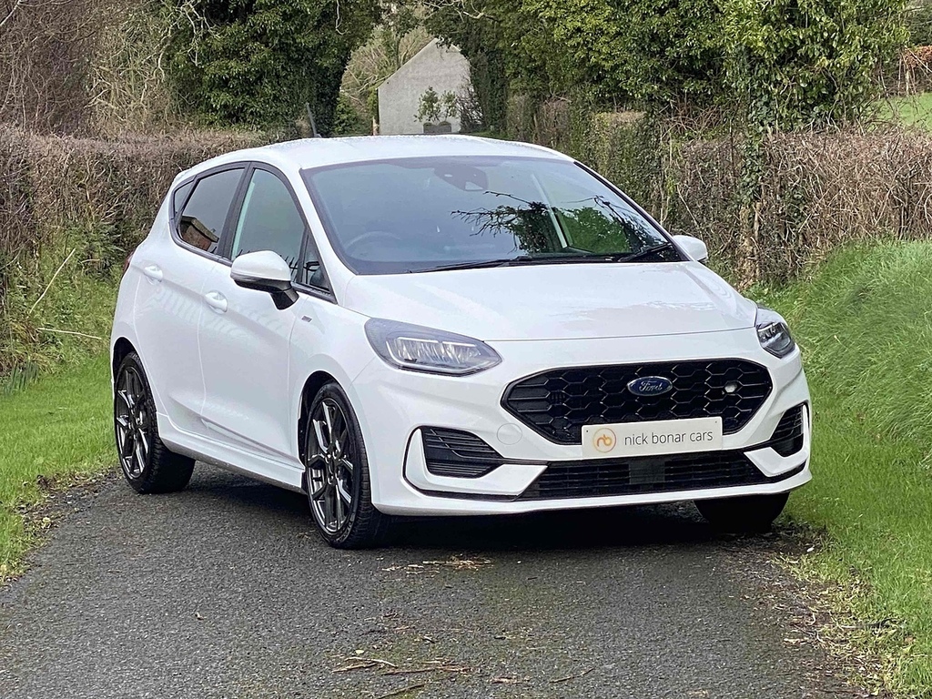 Ford Fiesta T Ecoboost Mhev St-line White