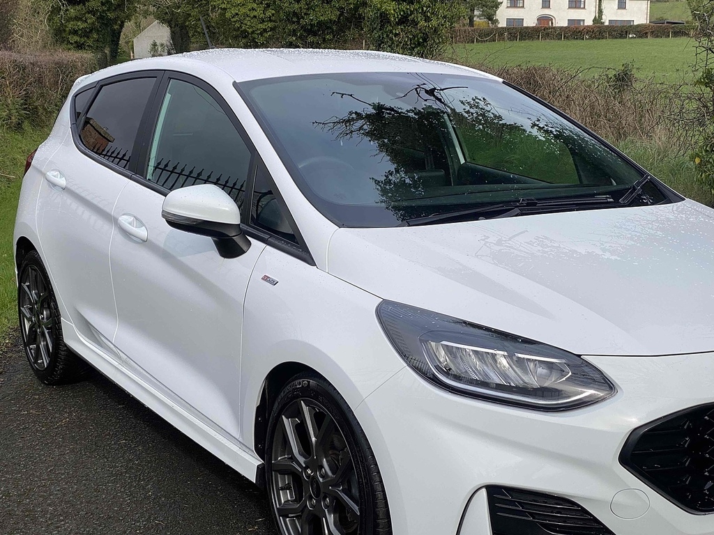 Ford Fiesta T Ecoboost Mhev St-line DL22YGN White #3
