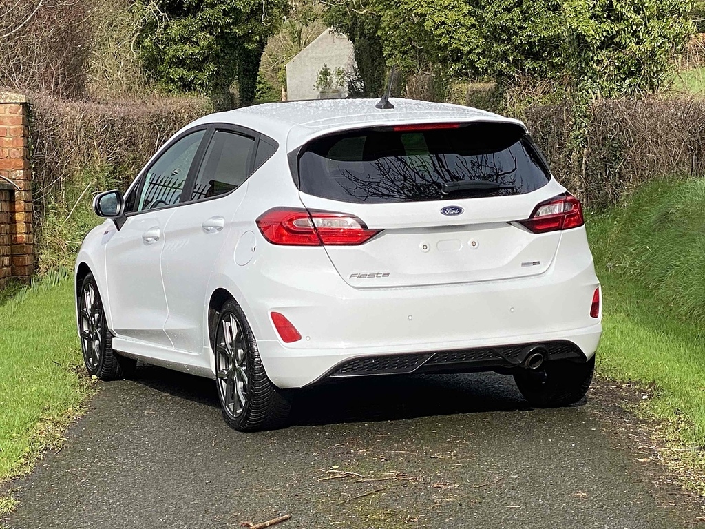 Ford Fiesta T Ecoboost Mhev St-line DL22YGN White #5