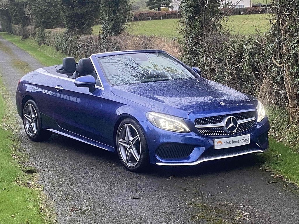 Mercedes-Benz C Class C220d Amg Line SJ67OKZ Blue #6