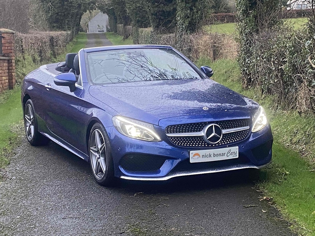Mercedes-Benz C Class C220d Amg Line SJ67OKZ Blue #5