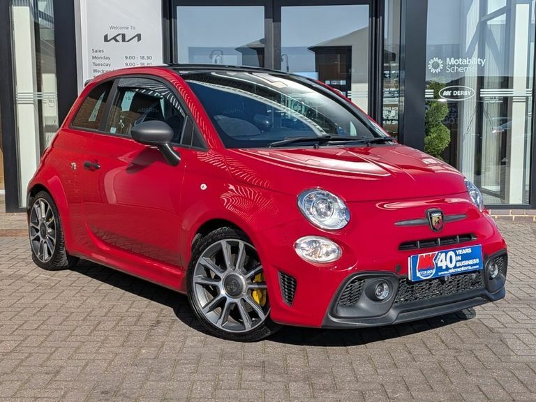 Abarth 695 1.4 T-jet 180 Turismo Xenon Headlights YN24HKJ Red #2