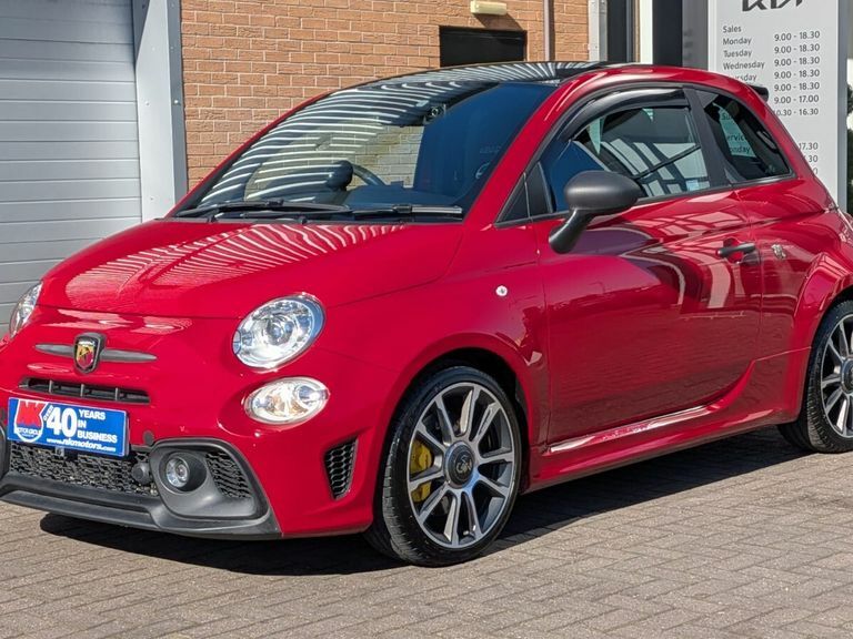 Abarth 695 1.4 T-jet 180 Turismo Xenon Headlights YN24HKJ Red #4