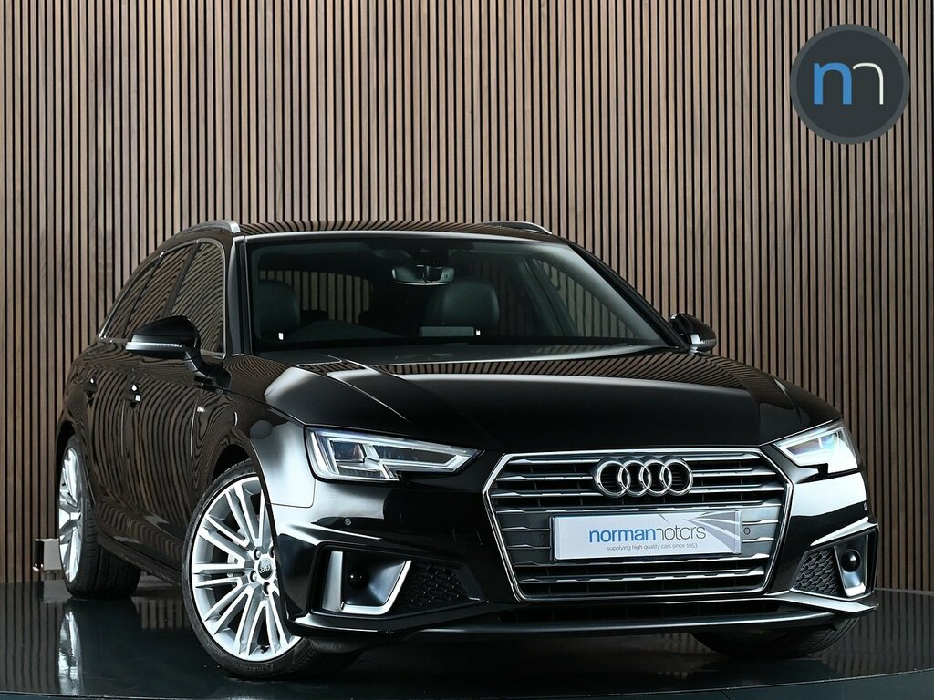 Audi A4 Avant 2.0 Tdi 40 S Line Estate S Tronic Euro Black