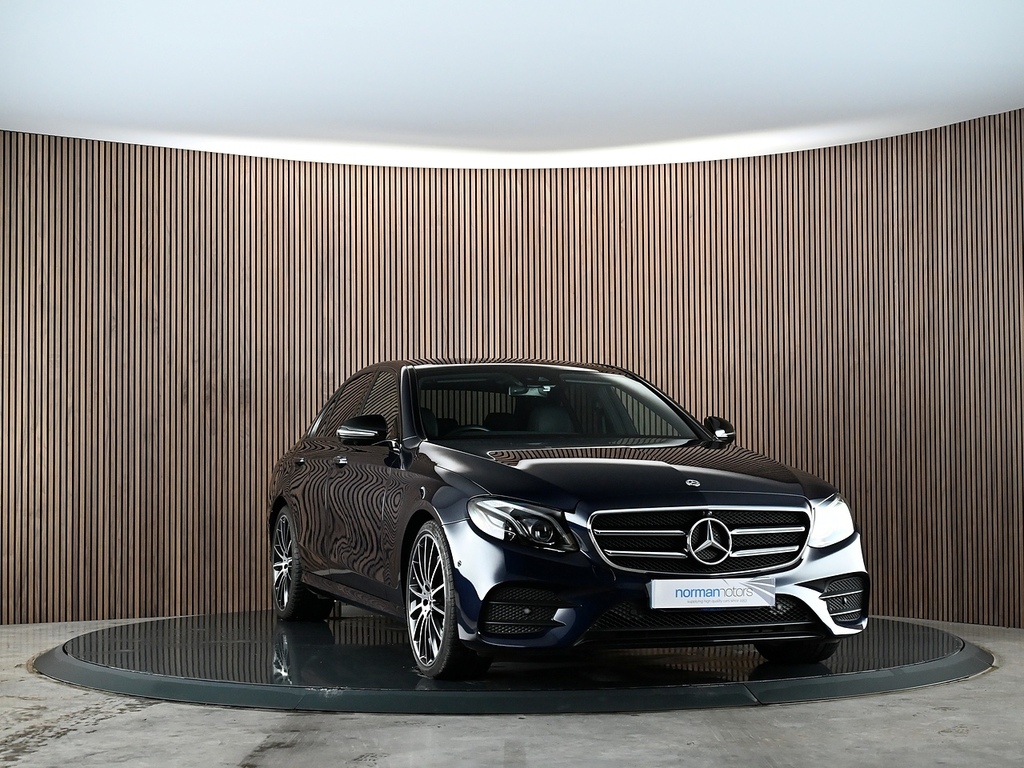 Mercedes-Benz E Class 2.9 E350d Amg Line Night Edition Premium Plus Sa PY20CNO Blue #4