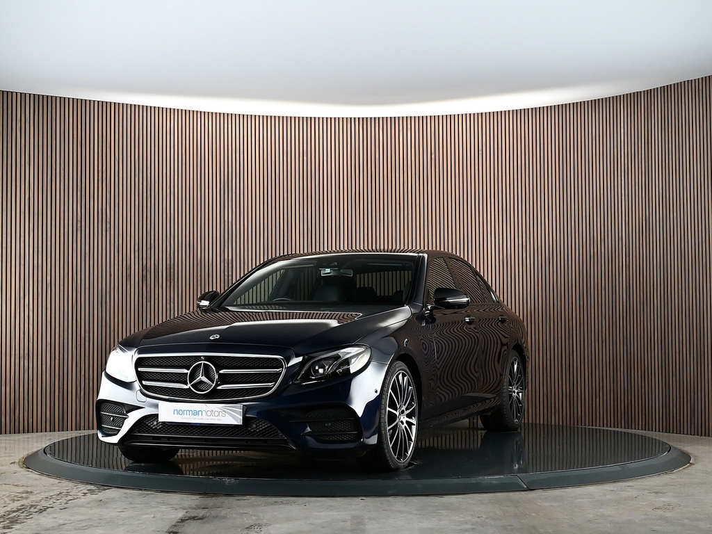 Mercedes-Benz E Class 2.9 E350d Amg Line Night Edition Premium Plus Sa PY20CNO Blue #6