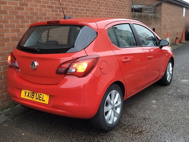 Vauxhall Corsa Ecotec Energy Hatchback YX18UEL Red #5