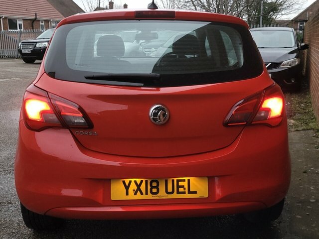 Vauxhall Corsa Ecotec Energy Hatchback YX18UEL Red #4