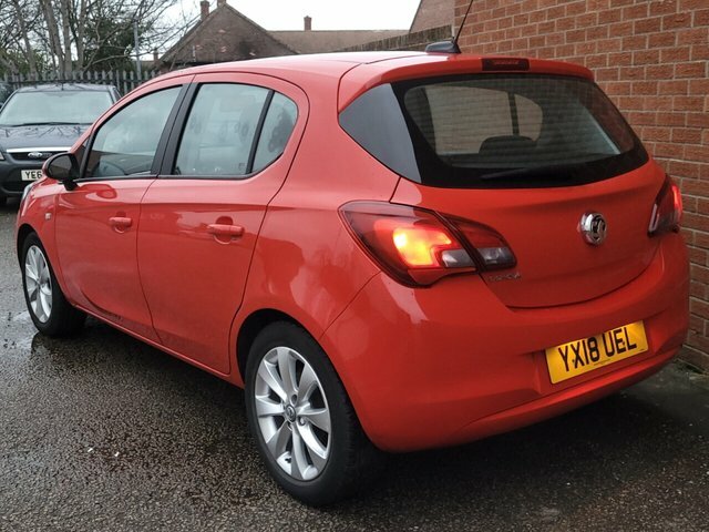 Vauxhall Corsa Ecotec Energy Hatchback YX18UEL Red #3