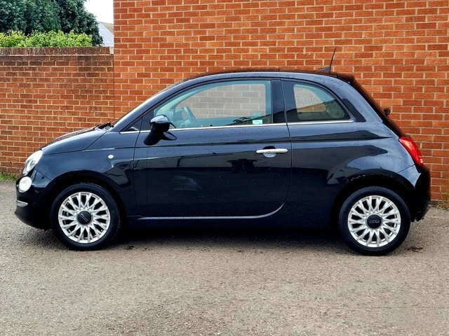 Fiat 500 Lounge Hatchback WP18AOS Black #2