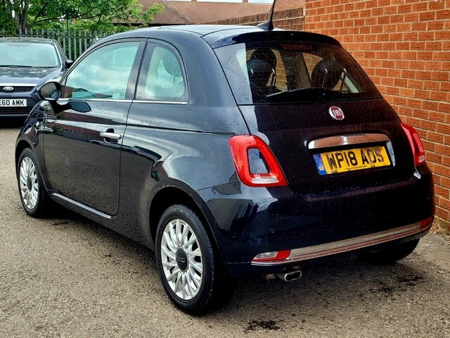 Fiat 500 Lounge Hatchback WP18AOS Black #3