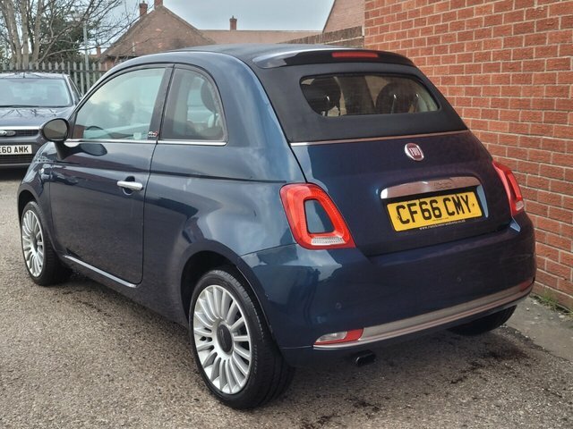 Fiat 500C Twinair Lounge Convertible CF66CMY Blue #3