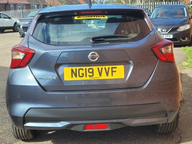 Nissan Micra Ig-t Acenta Hatchback NG19VVF Grey #4