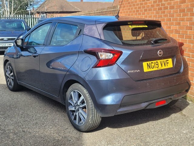 Nissan Micra Ig-t Acenta Hatchback NG19VVF Grey #3