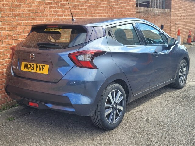 Nissan Micra Ig-t Acenta Hatchback NG19VVF Grey #5