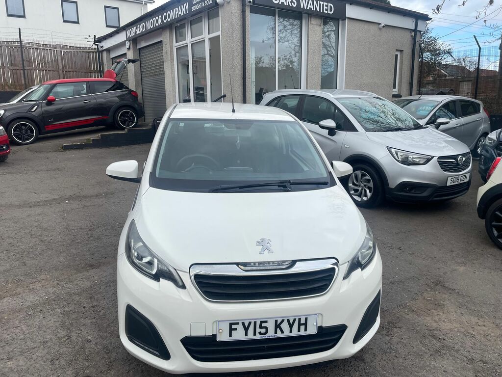 Peugeot 108 108 Hatchback FY15KYH White #2
