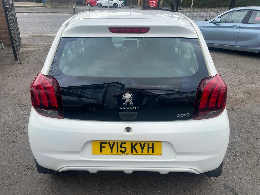 Peugeot 108 108 Hatchback FY15KYH White #5
