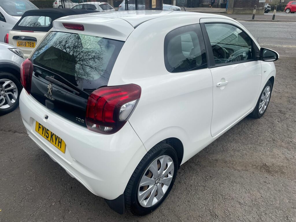 Peugeot 108 108 Hatchback FY15KYH White #4