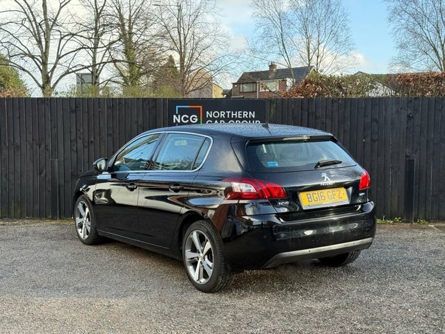 Peugeot 308 2016 1.2 Puretech Allure Hatchback Eat Black #4