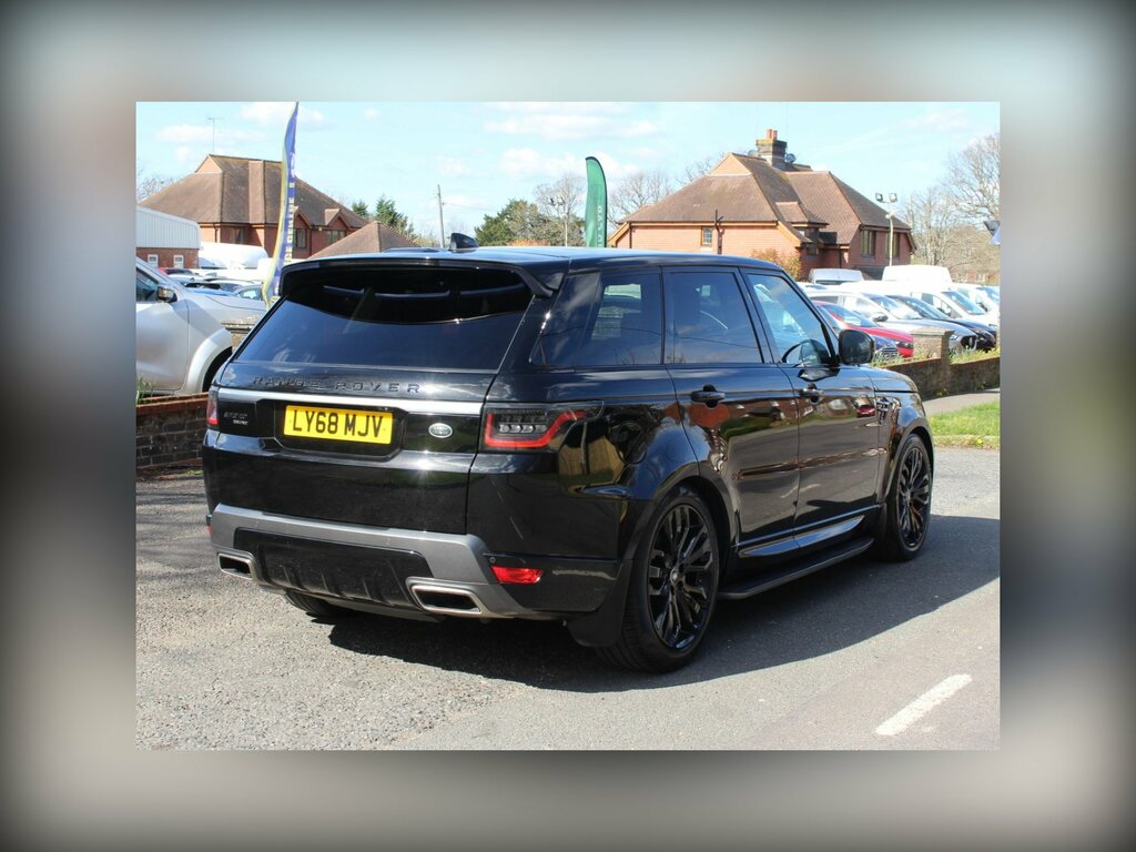Land Rover Range Rover Sport 3.0 Sd V6 Hse Suv 4Wd Euro 6 Ss LY68MJV Black #2