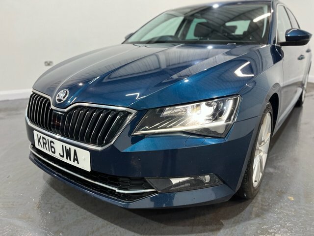 Skoda Superb 2.0 Tdi Se L Executive Hatchback Dsg Au KR16JWA Blue #5