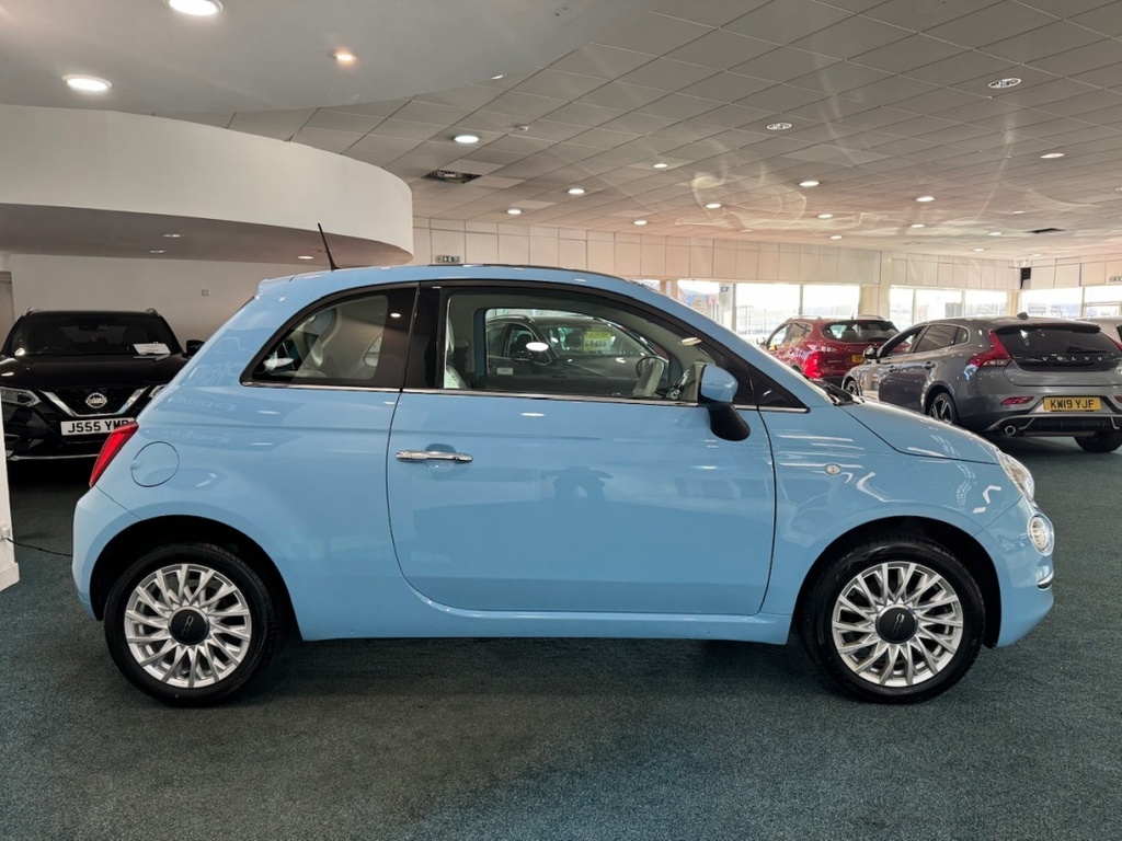 Fiat 500 1.2 Lounge EU65UXF Blue #4