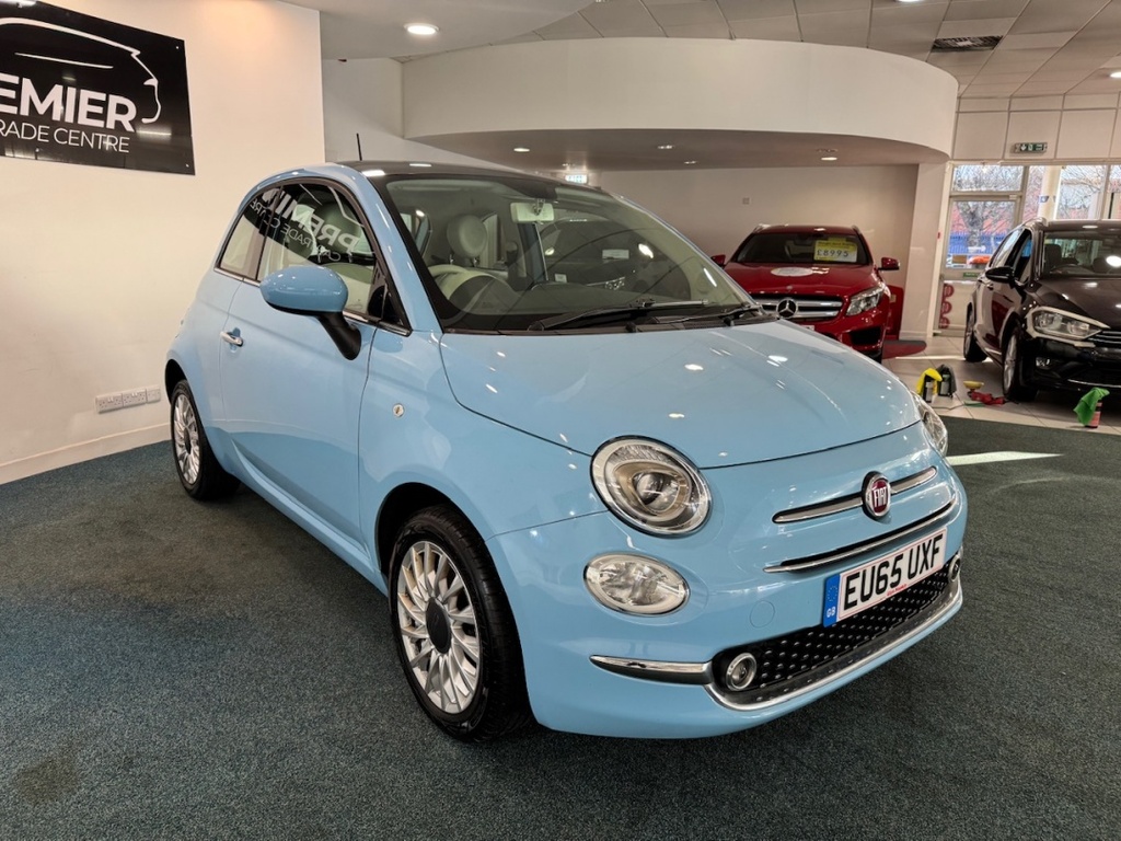 Fiat 500 1.2 Lounge EU65UXF Blue #3