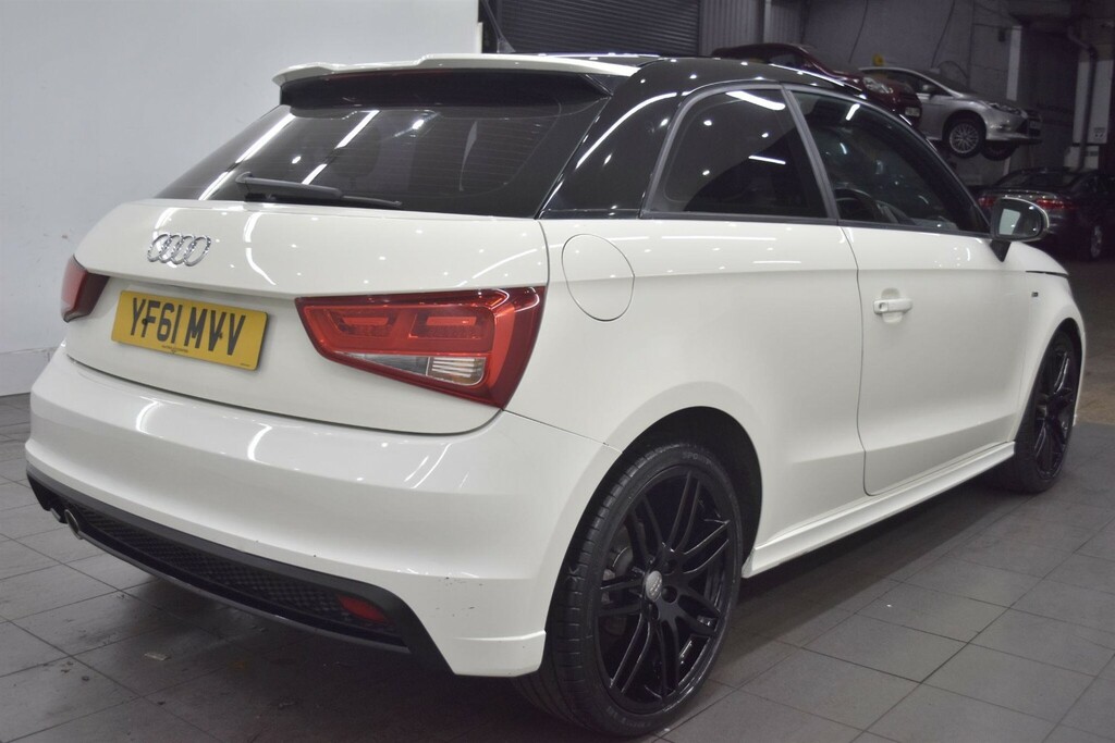Audi A1 1.6 Tdi S Line Euro 5 Ss YF61MVV White #2