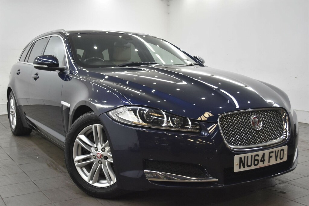 Jaguar XF 2.2D Luxury Sportbrake Euro 5 Ss NU64FVO Blue #4