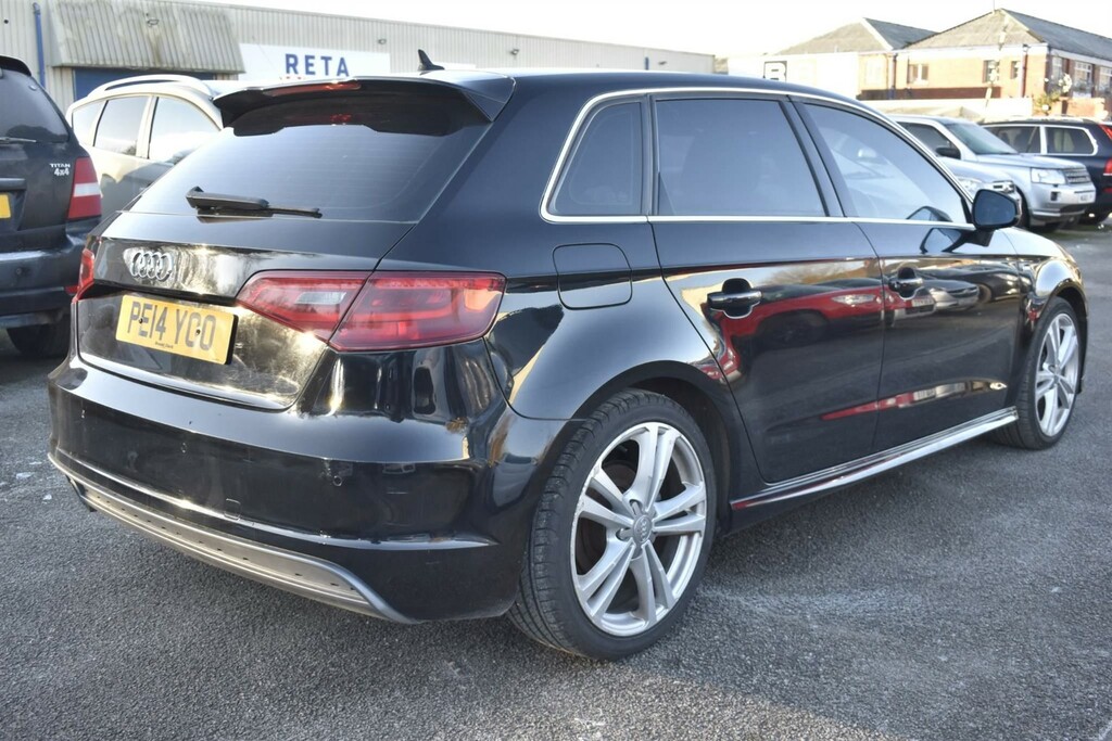 Audi A3 2.0 Tdi S Line Sportback Euro 5 Ss PE14YOO Black #2