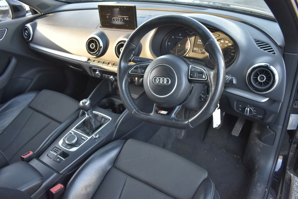 Audi A3 2.0 Tdi S Line Sportback Euro 5 Ss PE14YOO Black #3